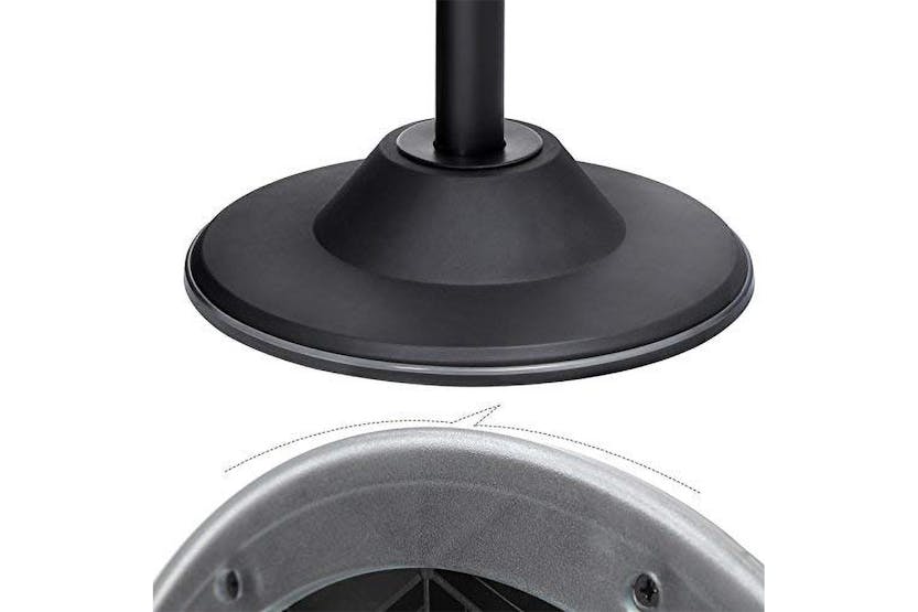 Songmics Ergonomic 360° Swivel Office Stool with Non-Slip Floor Ring | Black Songmics Ergonomic 360° Swivel Office Stool with Non-Slip Floor Ring | Black