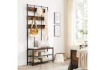 Vasagle FreeStanding Coat Rack with 8 Dual Hooks | Rustic Brown/Black Vasagle FreeStanding Coat Rack with 8 Dual Hooks | Rustic Brown/Black