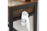 Vasagle Vanity Table Mirror and Stool with Tri-Fold Mirror | Rustic Brown/Black Vasagle Vanity Table Mirror and Stool with Tri-Fold Mirror | Rustic Brown/Black