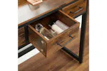Vasagle Vanity Table Mirror and Stool with Tri-Fold Mirror | Rustic Brown/Black Vasagle Vanity Table Mirror and Stool with Tri-Fold Mirror | Rustic Brown/Black