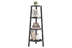 Vasagle Corner Ladder Shelves | 4 Shelves | Grey/Black Vasagle Corner Ladder Shelves | 4 Shelves | Grey/Black