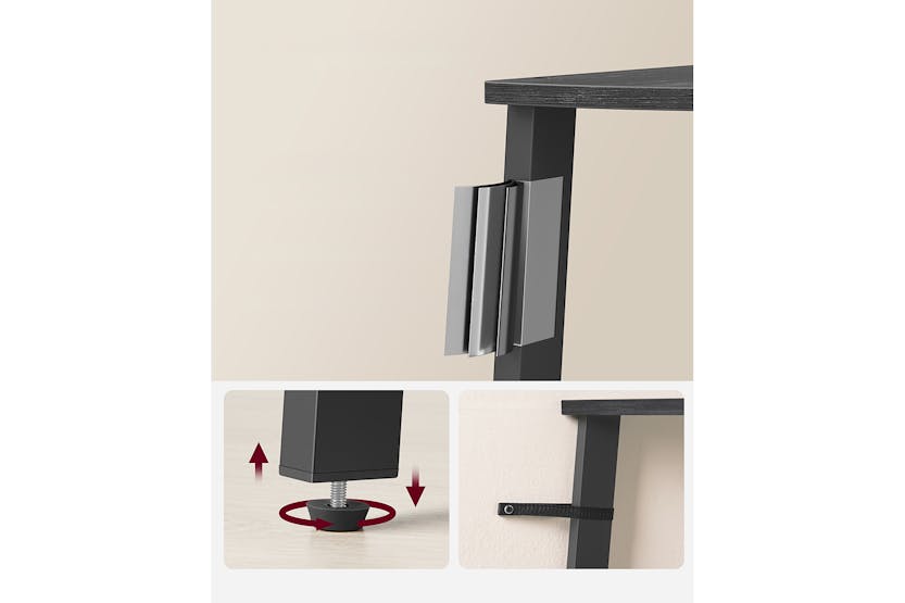 Vasagle Corner Ladder Shelves | 4 Shelves | Grey/Black Vasagle Corner Ladder Shelves | 4 Shelves | Grey/Black