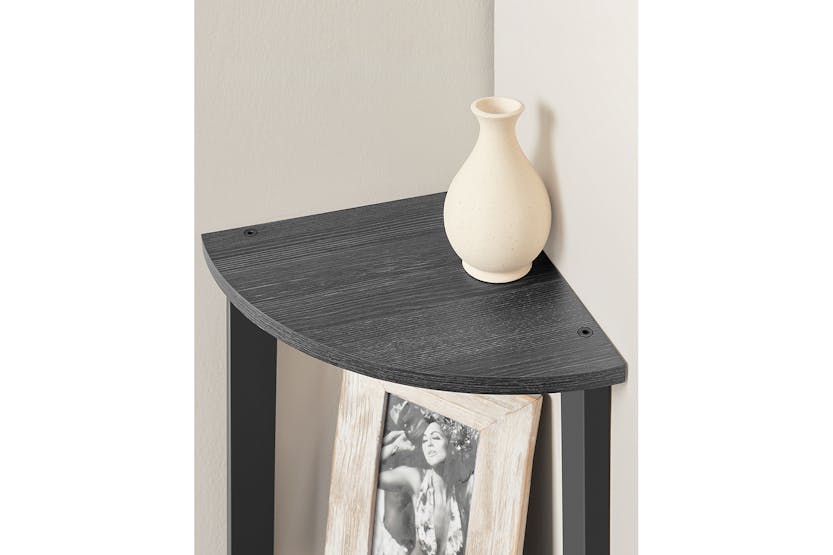 Vasagle Corner Ladder Shelves | 4 Shelves | Grey/Black Vasagle Corner Ladder Shelves | 4 Shelves | Grey/Black