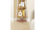 Vasagle Corner Ladder Shelves | 4 Shelves | Natural/White Vasagle Corner Ladder Shelves | 4 Shelves | Natural/White