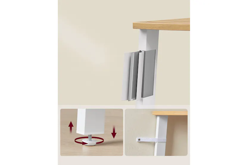 Vasagle Corner Ladder Shelves | 4 Shelves | Natural/White Vasagle Corner Ladder Shelves | 4 Shelves | Natural/White