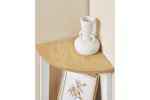 Vasagle Corner Ladder Shelves | 4 Shelves | Natural/White Vasagle Corner Ladder Shelves | 4 Shelves | Natural/White