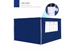Outsunny 3m Gazebo Exchangeable Side Panel Wall with Window | Blue Outsunny 3m Gazebo Exchangeable Side Panel Wall with Window | Blue