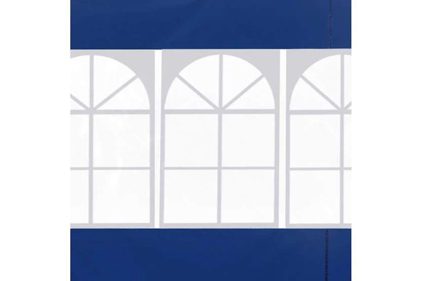 Outsunny 3m Gazebo Exchangeable Side Panel Wall with Window | Blue Outsunny 3m Gazebo Exchangeable Side Panel Wall with Window | Blue
