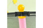 Homcom Childrens Mini Trampoline with Enclosure | 5ft | Pink Homcom Childrens Mini Trampoline with Enclosure | 5ft | Pink