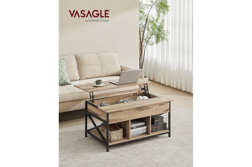 Vasagle Coffee Table | Camel Brown/Black Vasagle Coffee Table | Camel Brown/Black