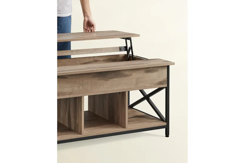 Vasagle Coffee Table | Camel Brown/Black Vasagle Coffee Table | Camel Brown/Black