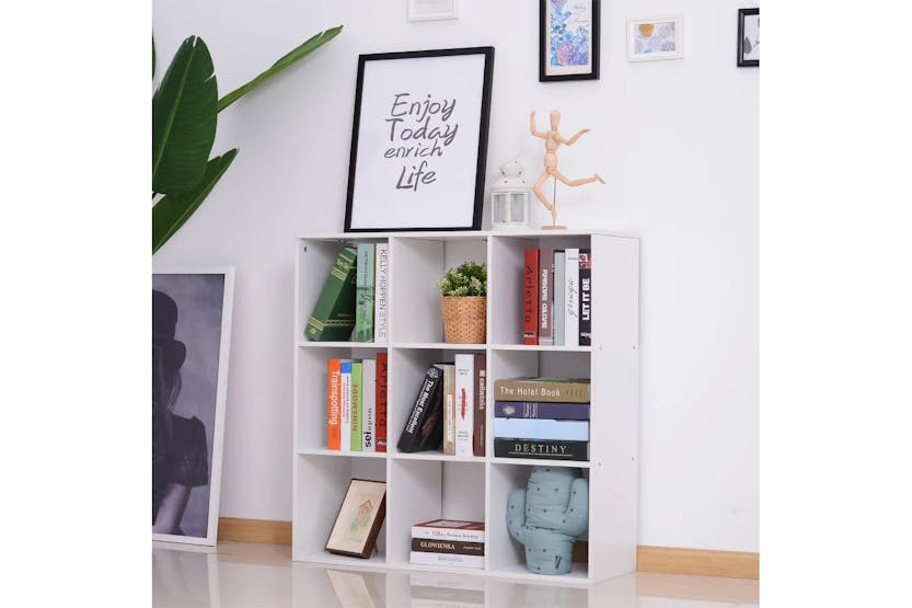 Homcom 9 Compartments Storage Cabinet | White Homcom 9 Compartments Storage Cabinet | White