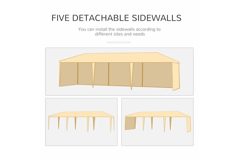 Outsunny 840-063v01gn - Party Tent Outsunny 840-063v01gn - Party Tent