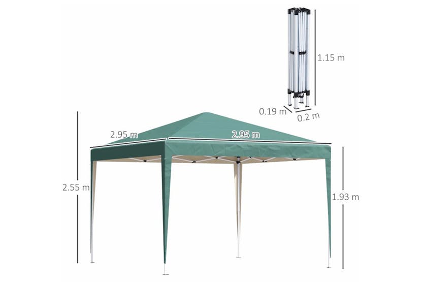Outsunny 840-158gn - Pop Up Canopy Outsunny 840-158gn - Pop Up Canopy