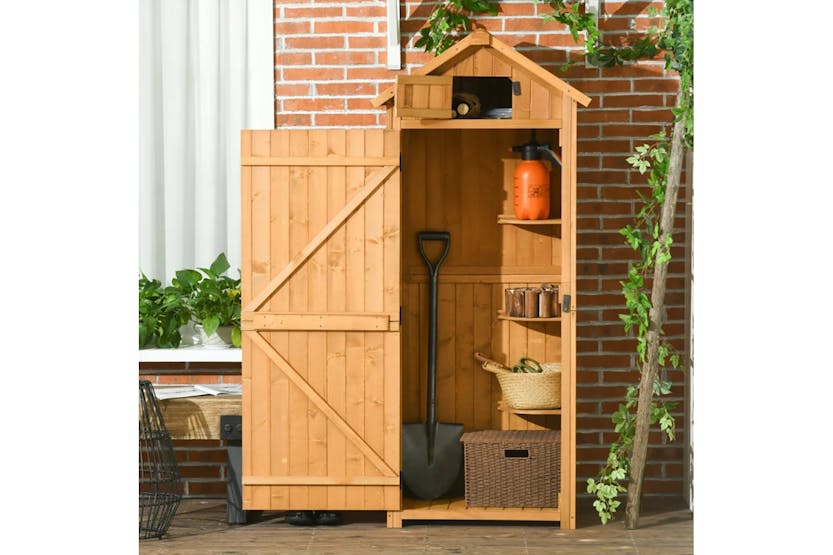 Outsunny Outdoor Garden Storage Shed | Grey Outsunny Outdoor Garden Storage Shed | Grey