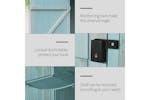Outsunny Outdoor Garden Storage Shed | Blue Outsunny Outdoor Garden Storage Shed | Blue