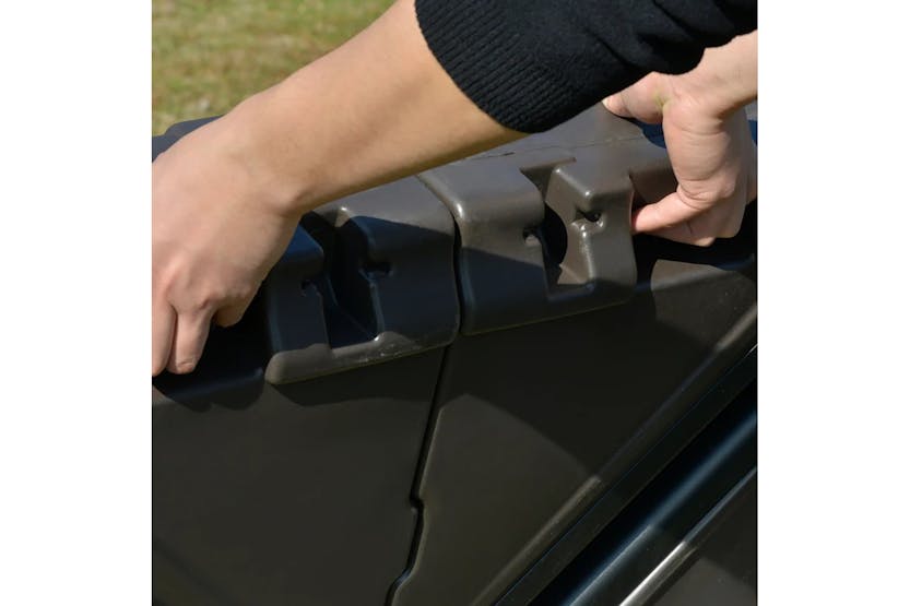 Outsunny Square Umbrella Base Stand | Coffee Brown Outsunny Square Umbrella Base Stand | Coffee Brown