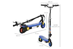 Homcom Foldable Childrens Electric Scooter with LED Headlight | Blue Homcom Foldable Childrens Electric Scooter with LED Headlight | Blue