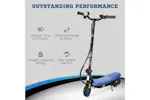 Homcom Foldable Childrens Electric Scooter with LED Headlight | Blue Homcom Foldable Childrens Electric Scooter with LED Headlight | Blue