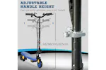 Homcom Foldable Childrens Electric Scooter with LED Headlight | Blue Homcom Foldable Childrens Electric Scooter with LED Headlight | Blue