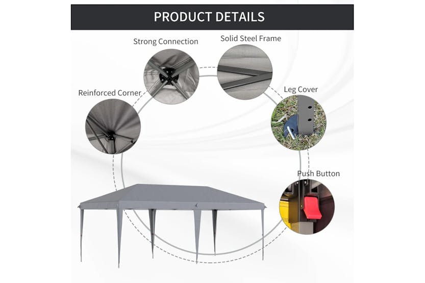Outsunny 84c-118v02gy - Pop Up Canopy Outsunny 84c-118v02gy - Pop Up Canopy