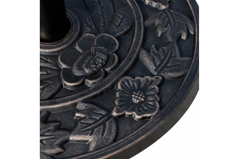 Outsunny Half Round Parasol Base Umbrella Stand | Antique Bronze Outsunny Half Round Parasol Base Umbrella Stand | Antique Bronze
