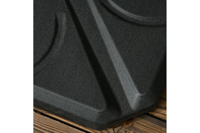 Outsunny Parasol Umbrella Base Stand | Black | Set of 4 Outsunny Parasol Umbrella Base Stand | Black | Set of 4