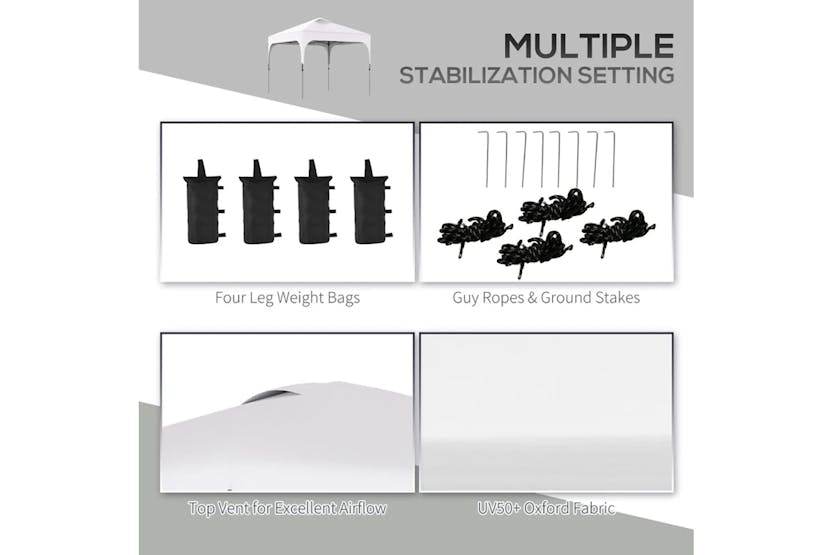 Outsunny 84c-262v01wt - Pop Up Canopy Outsunny 84c-262v01wt - Pop Up Canopy