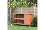PawHut Outdoor Double Decker Rabbit Hutch with No Leak Trays | Orange PawHut Outdoor Double Decker Rabbit Hutch with No Leak Trays | Orange