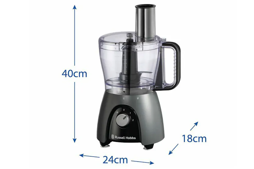 Russell Hobbs Desire Food Processor | 27111 | Matte Charcoal Russell Hobbs Desire Food Processor | 27111 | Matte Charcoal