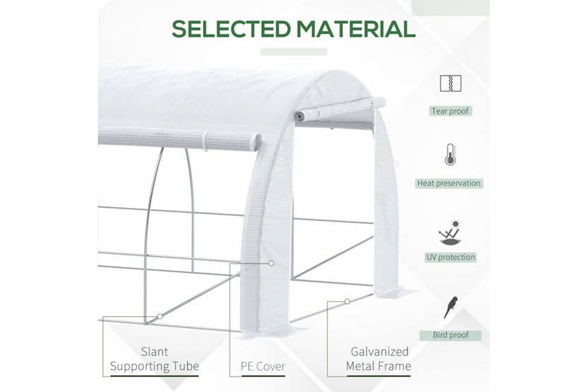 Outsunny 845-612wt - Tunnel Green House Outsunny 845-612wt - Tunnel Green House