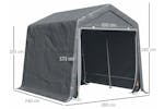 Outsunny 845-697v01cg - Garden Storage Tent Outsunny 845-697v01cg - Garden Storage Tent