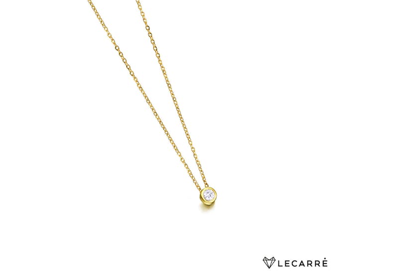 Lecarre 18 Ct Gold & Diamond Necklace Lecarre 18 Ct Gold & Diamond Necklace