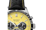 Sekonda Velocity Chronograph Mens Leather Strap Watch | Black Sekonda Velocity Chronograph Mens Leather Strap Watch | Black