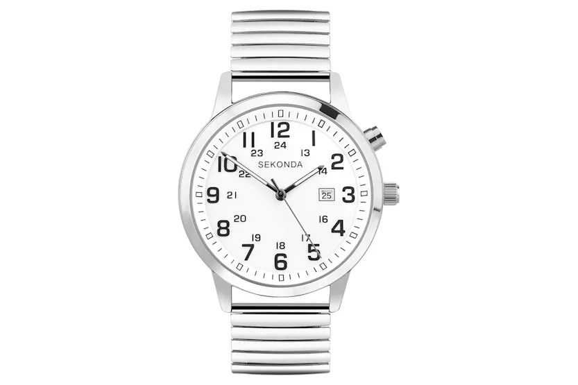 Sekonda Easy Reader Mens Bracelet Watch | Silver Sekonda Easy Reader Mens Bracelet Watch | Silver