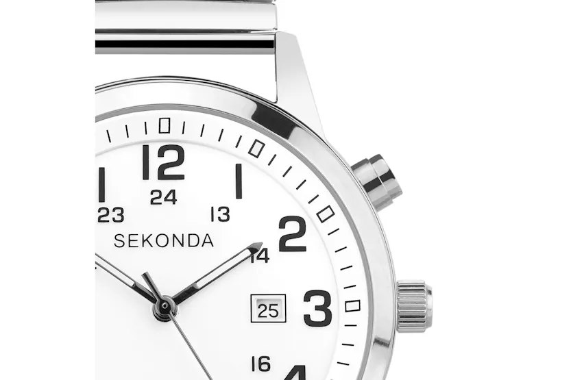 Sekonda Easy Reader Mens Bracelet Watch | Silver Sekonda Easy Reader Mens Bracelet Watch | Silver