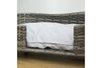 PawHut Wicker Dog Sofa with Water Resistant Cushion | Brown/Grey PawHut Wicker Dog Sofa with Water Resistant Cushion | Brown/Grey