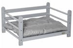 PawHut Raised Pet Bed for Small Dogs with Washable Cushion | Grey PawHut Raised Pet Bed for Small Dogs with Washable Cushion | Grey
