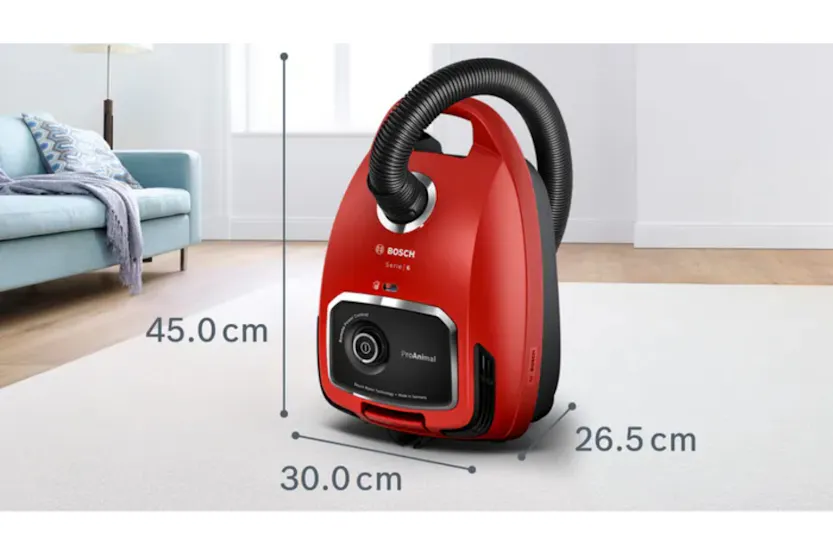 Bosch Series 6 Pro Animal Bagged Vacuum Cleaner | Red Bosch Series 6 Pro Animal Bagged Vacuum Cleaner | Red