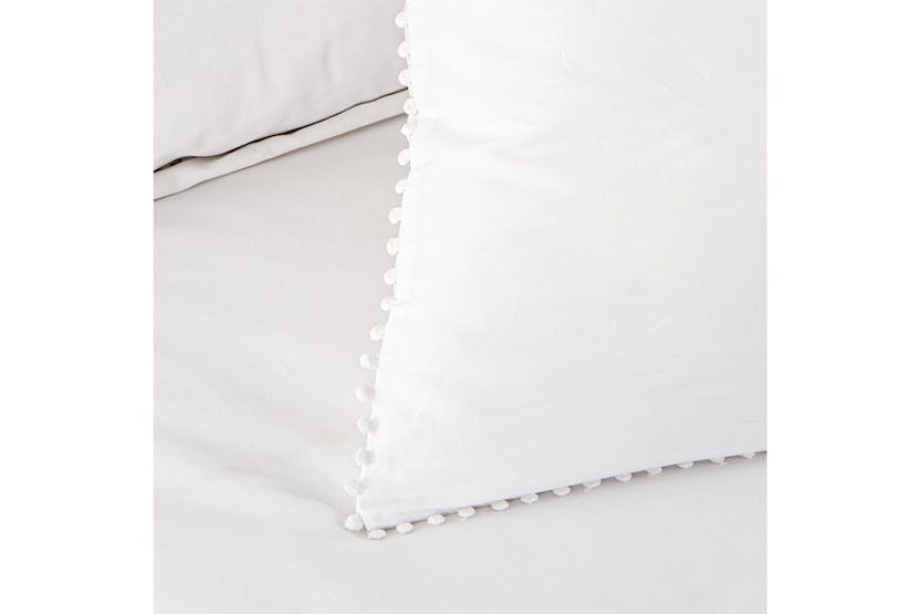 The Linen Room | Pony Duvet Cover Set | White | King The Linen Room | Pony Duvet Cover Set | White | King