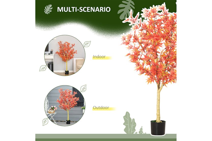 Artificial Red Maple Tree | 135 cm Artificial Red Maple Tree | 135 cm