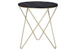 Homcom Lift-Top Side Table | Black/Gold Homcom Lift-Top Side Table | Black/Gold
