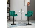 Homcom Footrest Barstool | Green Homcom Footrest Barstool | Green