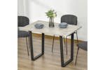 Homcom Modern Dining Table | Light Grey Homcom Modern Dining Table | Light Grey