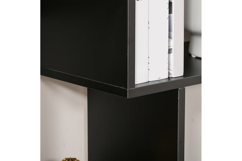 Homcom Bookcase | Melamine Surface | 8 Shelves | Black Homcom Bookcase | Melamine Surface | 8 Shelves | Black