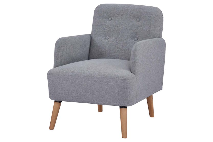 Homcom Armchair | Light Grey Homcom Armchair | Light Grey