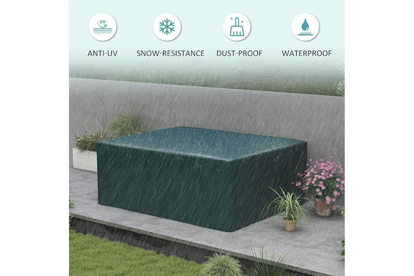 Outsunny Outdoor Garden Furniture Protection Cover | Dark Green Outsunny Outdoor Garden Furniture Protection Cover | Dark Green