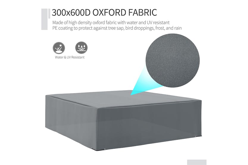 Outsunny Outdoor Garden Protective Furniture Cover | Grey Outsunny Outdoor Garden Protective Furniture Cover | Grey