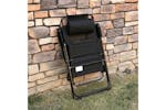 Outsunny Portable Folding Recliner Outdoor Patio Backrest | Black | Set of 2 Outsunny Portable Folding Recliner Outdoor Patio Backrest | Black | Set of 2