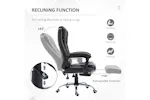 Homcom Executive Office Chair with Retractable Footrest | Brown Homcom Executive Office Chair with Retractable Footrest | Brown